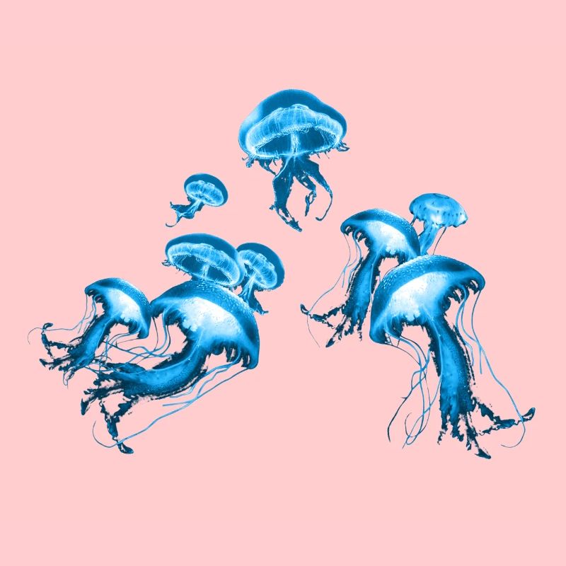 blue jellyfish