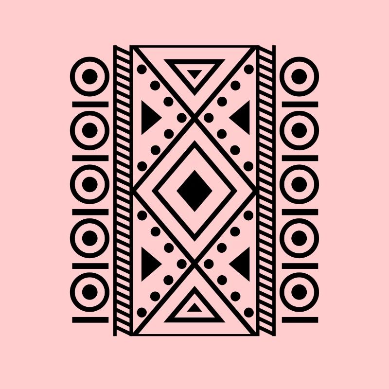 beautiful pattern design black