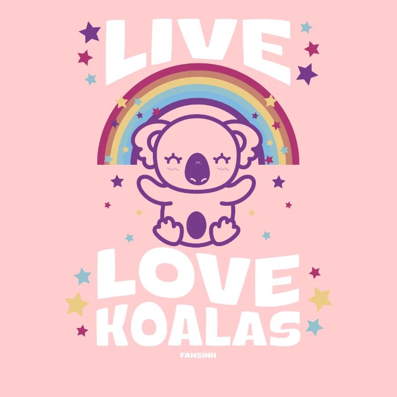 Baby Geschenkidee mit Regenbogen und Koala