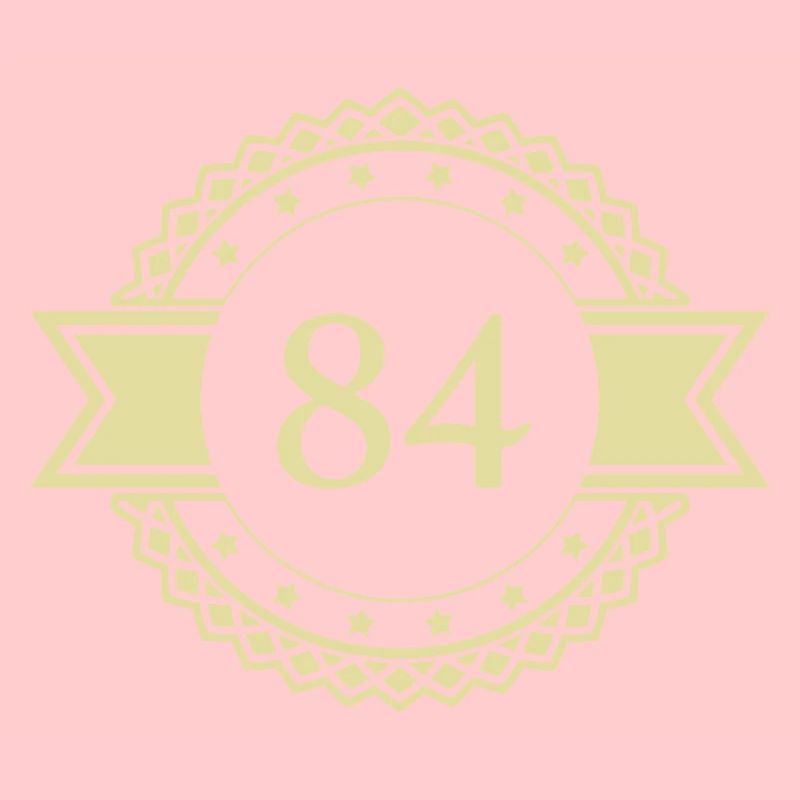 84 Number Emblem