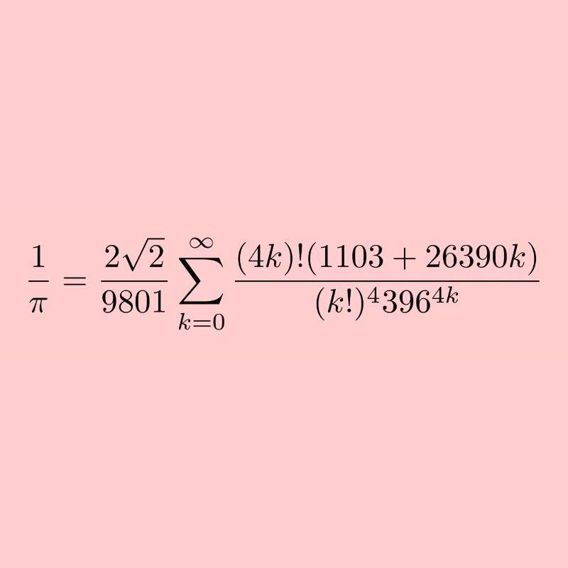 Ramanujan Pi Formel