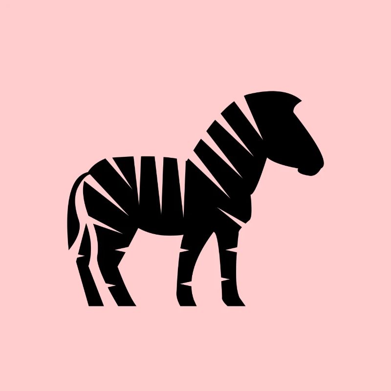 Zebra schwarz