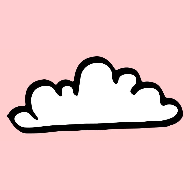 Cloud at the sky - vector