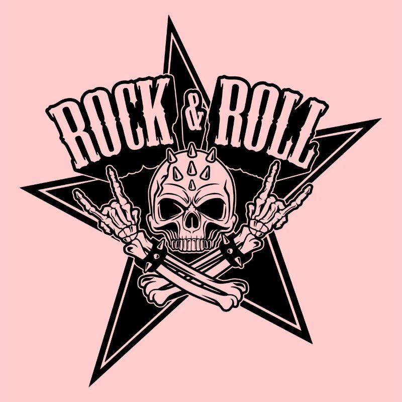 Rock and roll skull - Skull