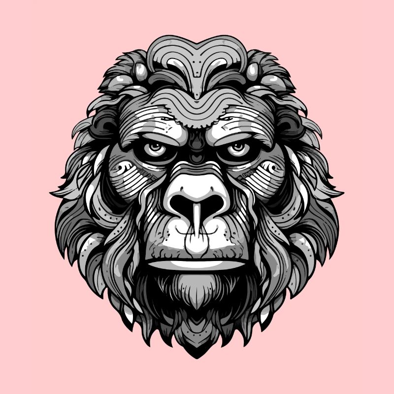 Portrait de gorille
