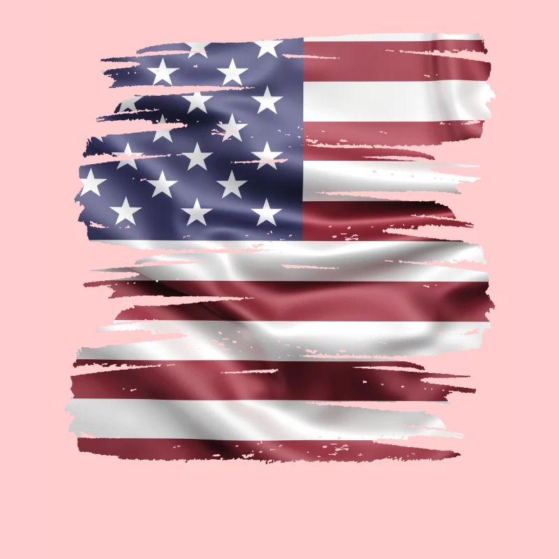 Drapeau américain rétro