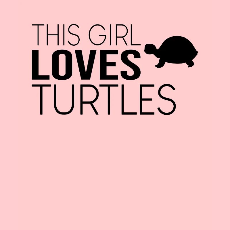 Mädchen Schildkröte Spruch