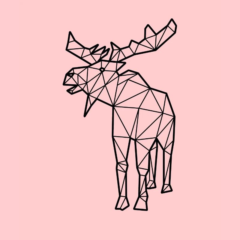 Elch Polygon