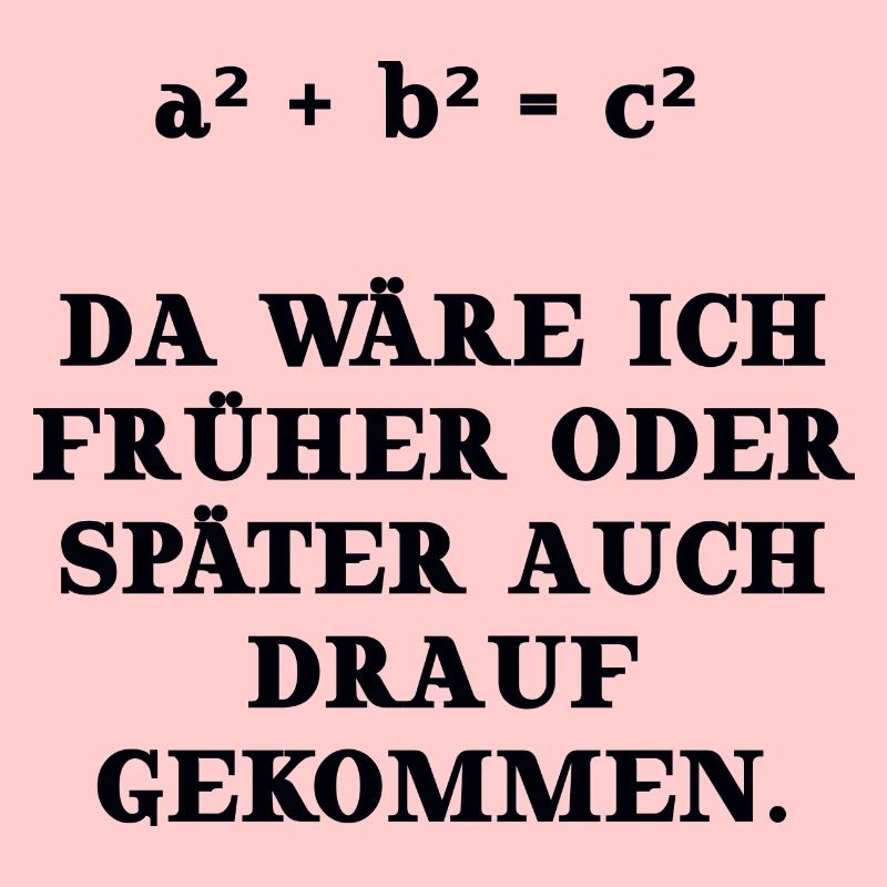 math drôle idée cadeau Pythagore