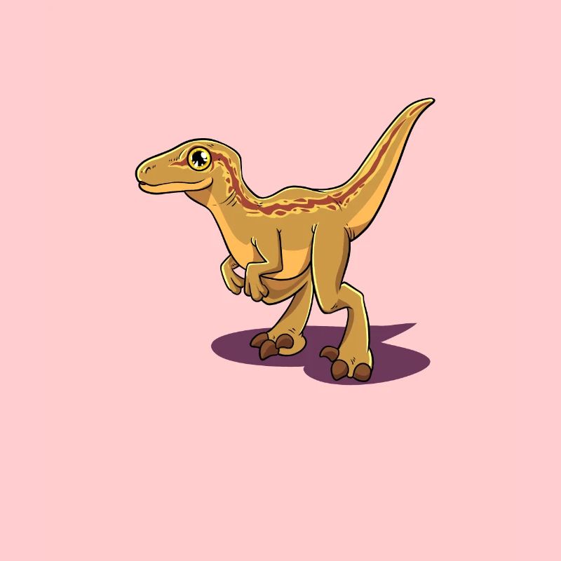 Cartoon Velociraptor