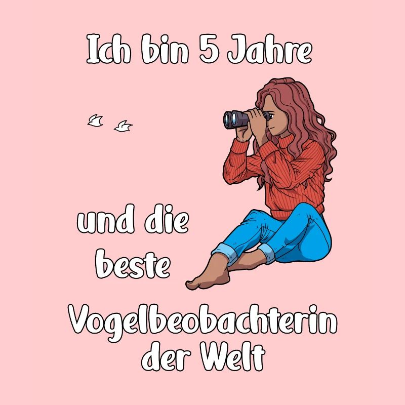 Ich bin 5 - Mädchen Vogelbeobachtung