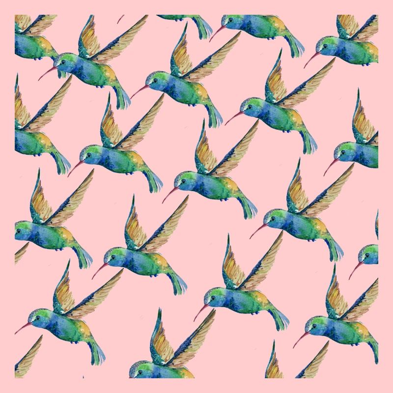 Humming Bird Pattern Bird Lovers Gift Design