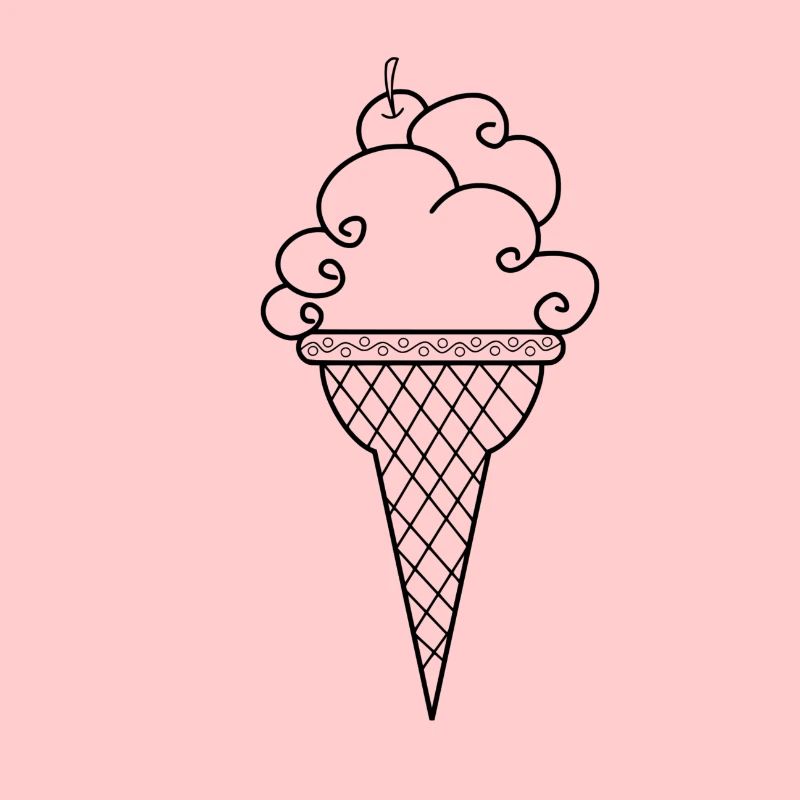 Eis Waffel Eiscreme Eisdiele Sommer