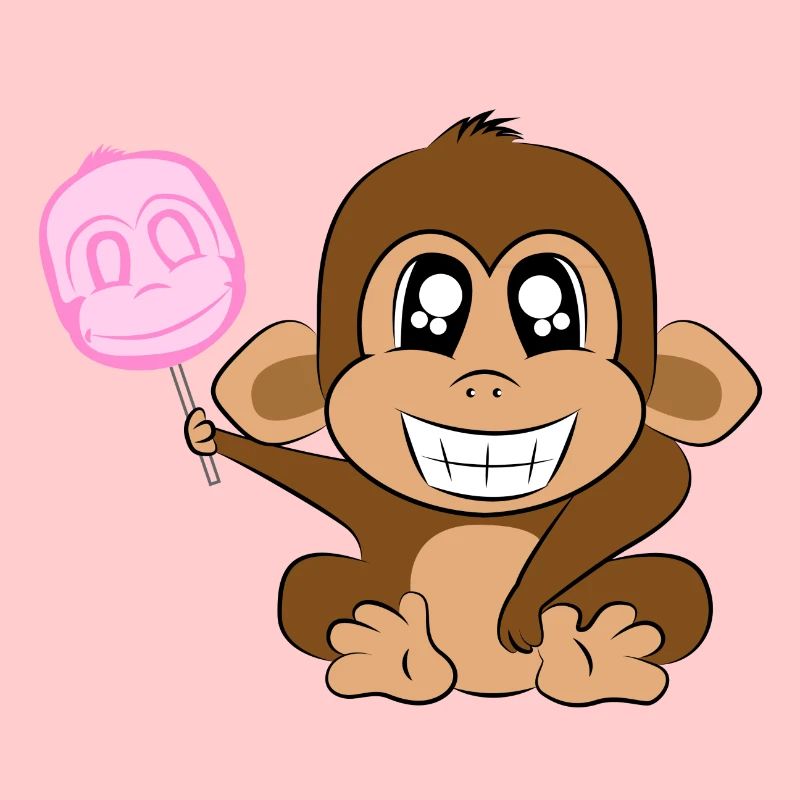 Monkey Lolly - The monkey with the lollipop