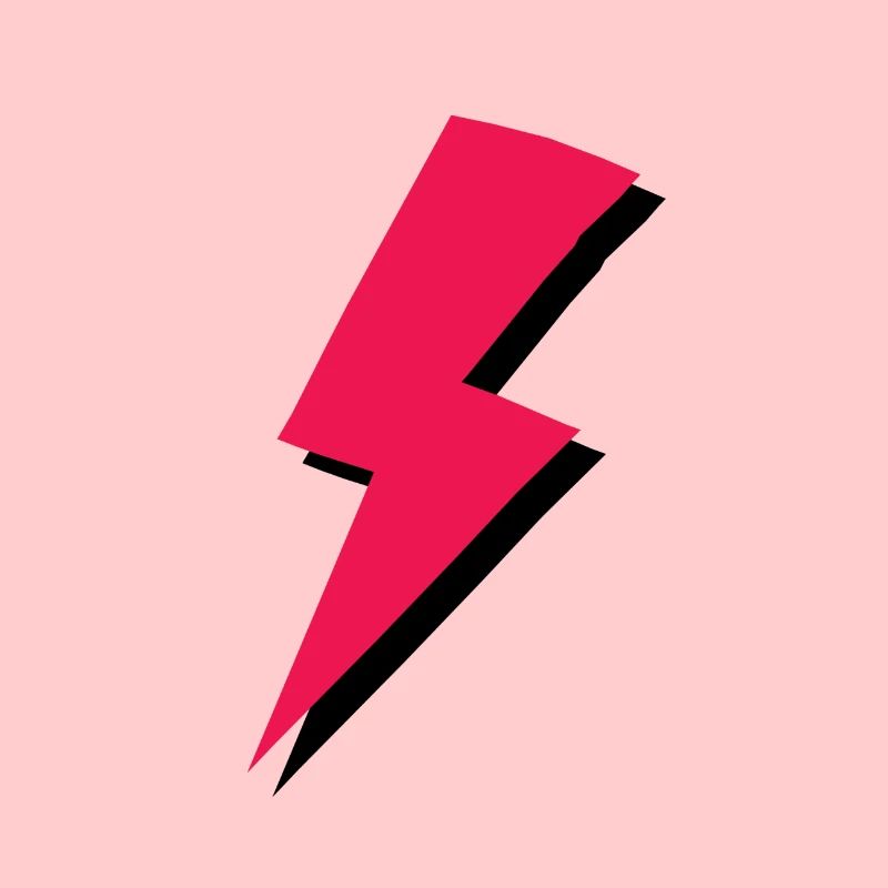 red lightning Lightning Cartoon Thunderstorm Gewitte