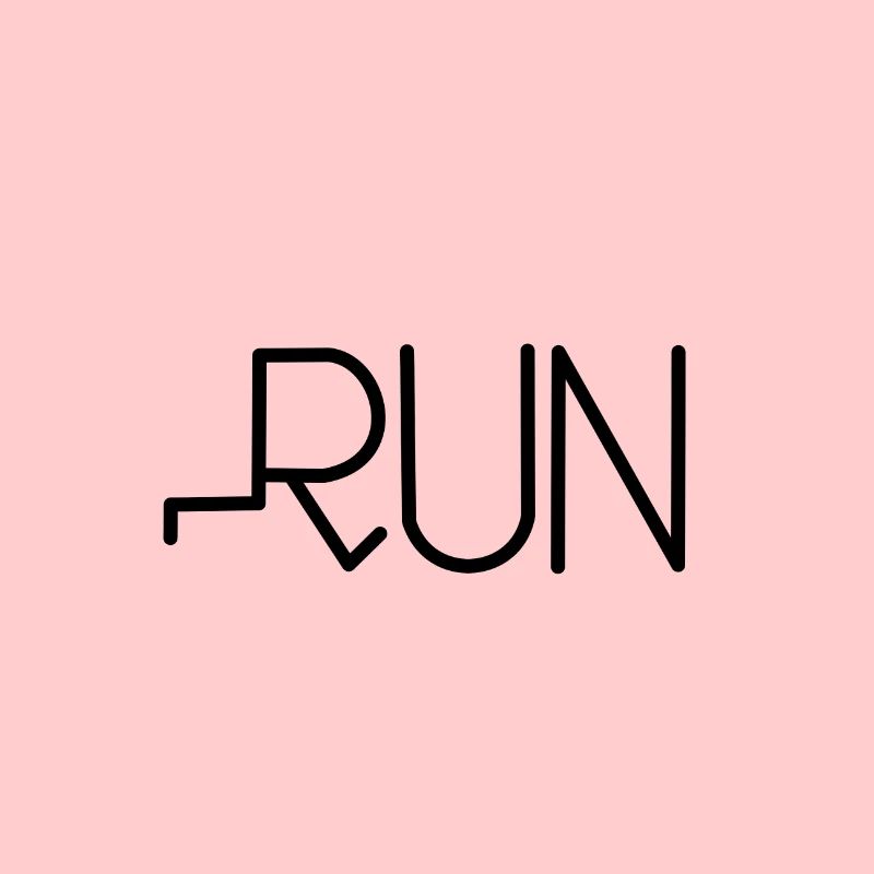 RUN! Cool designed run.