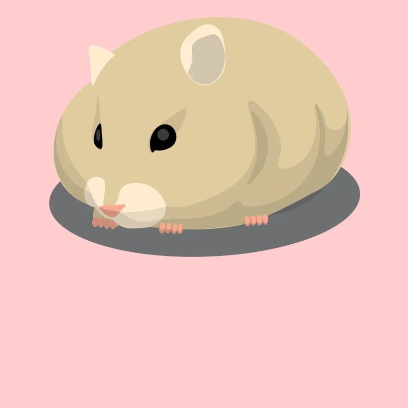 Söpö vaaleanruskea hamsteri