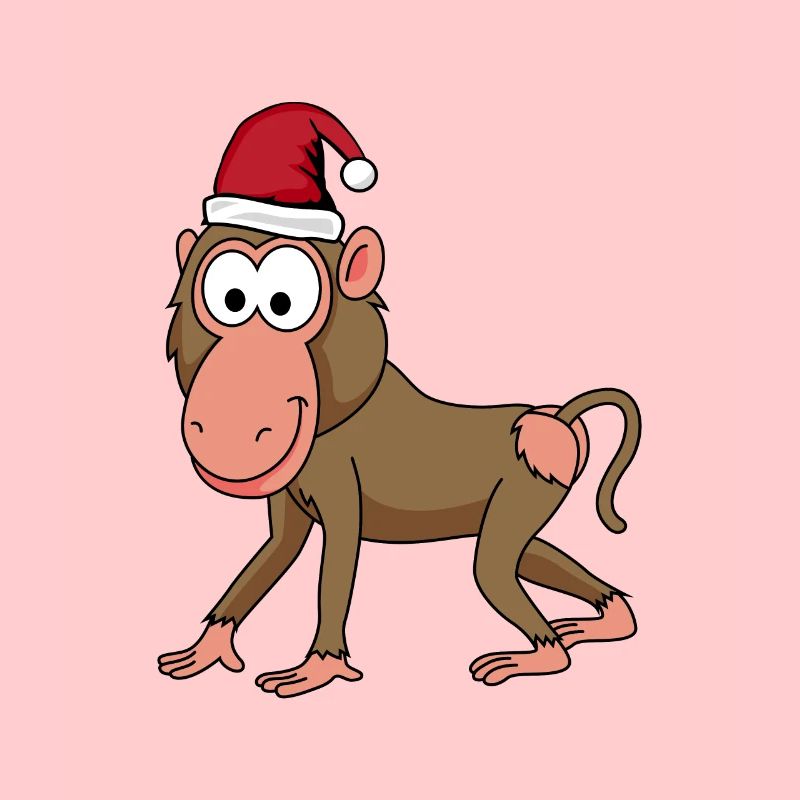 Singe singe Noël