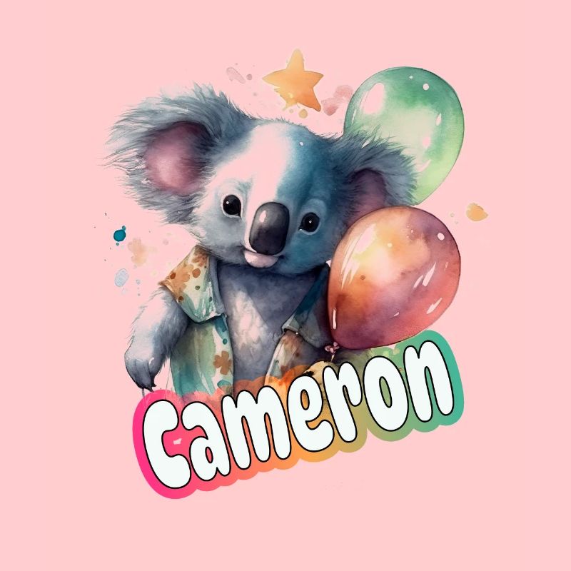 CAMERON - Beau prénom de garçon avec mignon PANDA