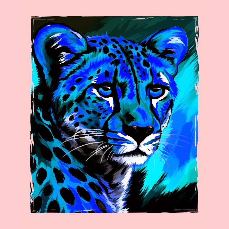 Portrait de guépard