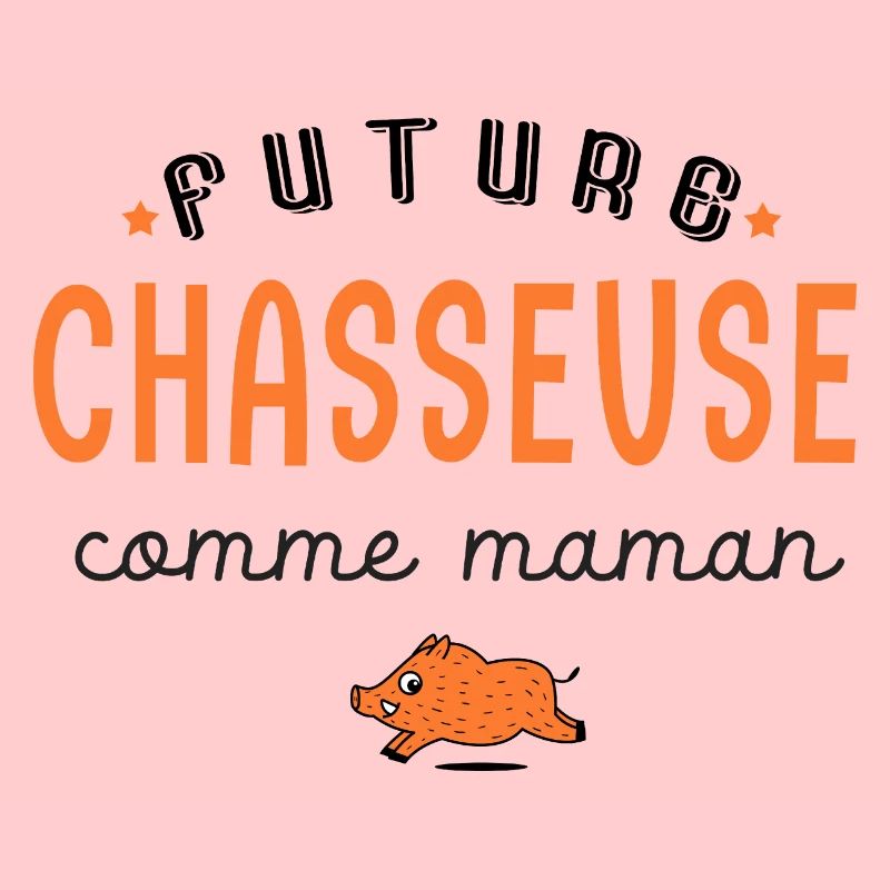 chasse future chasseuse comme papa