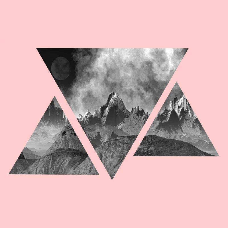 Triangle | Les montagnes | Paysage | idée cadeau