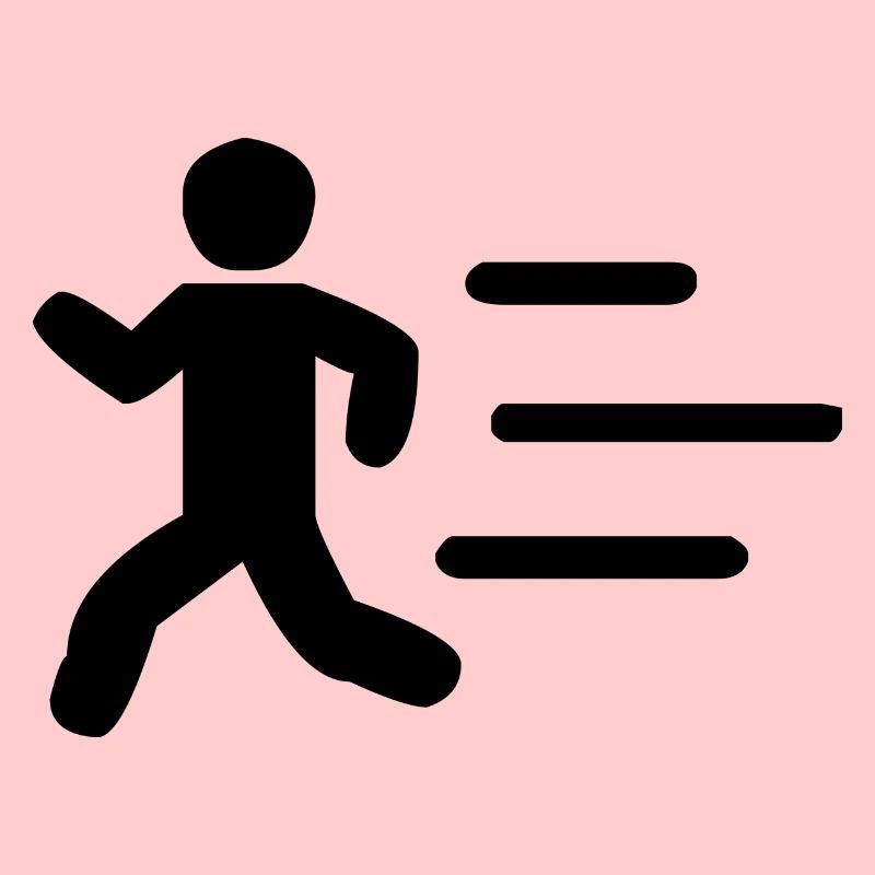 Quickly run away from the fire