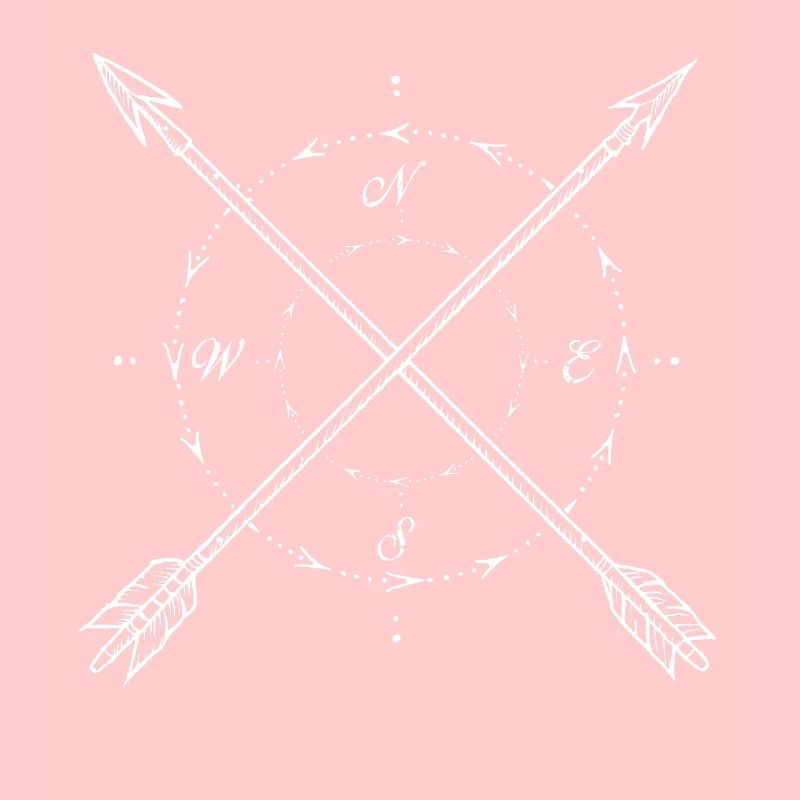 Compass arrows sky direction geometry white