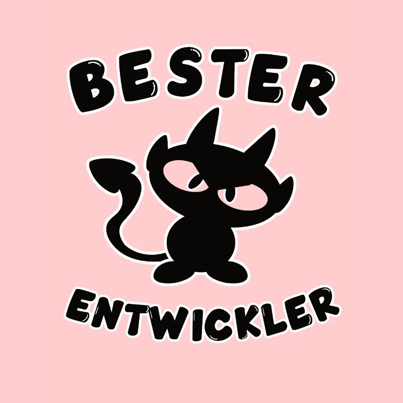 cooles bester Entwickler Design