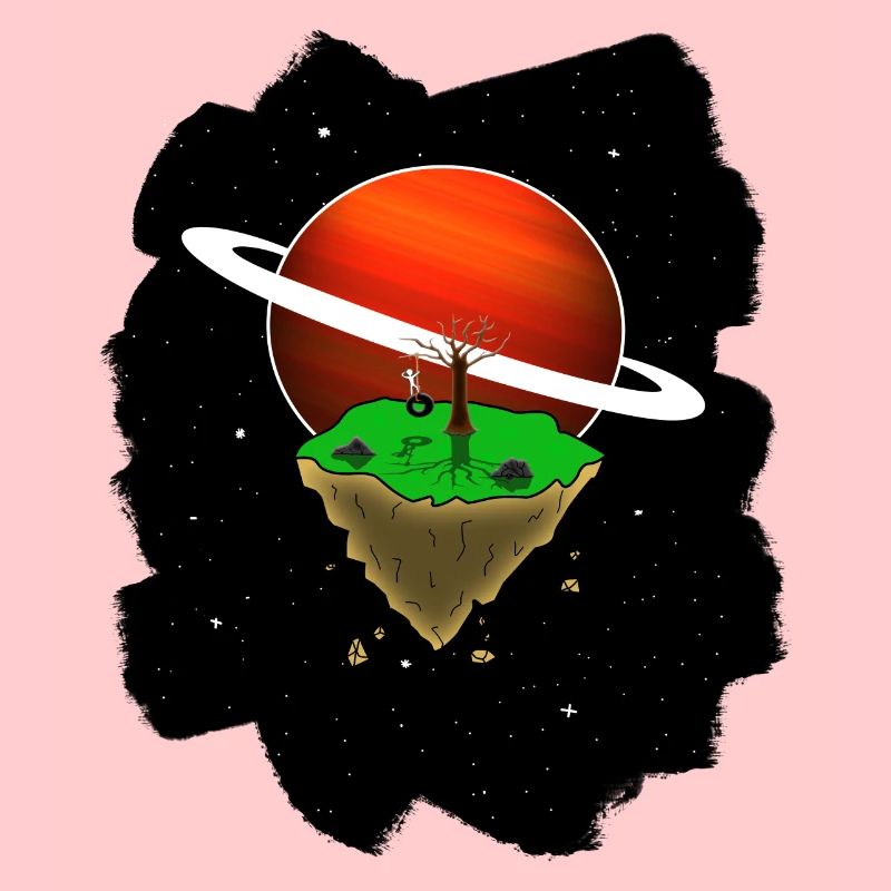 Flottant dans l'espace