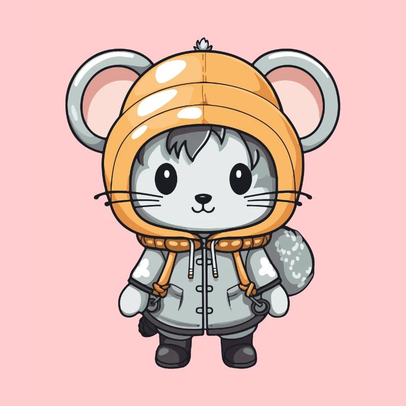 Bande dessinée d’hiver de souris