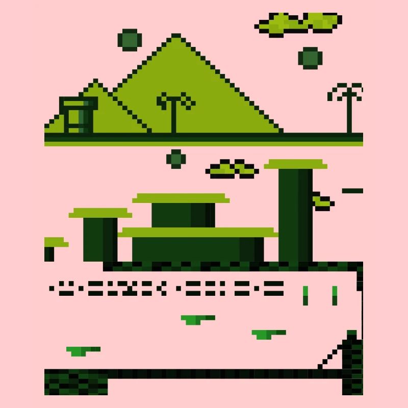 Nerds du jeu Retro Pixel