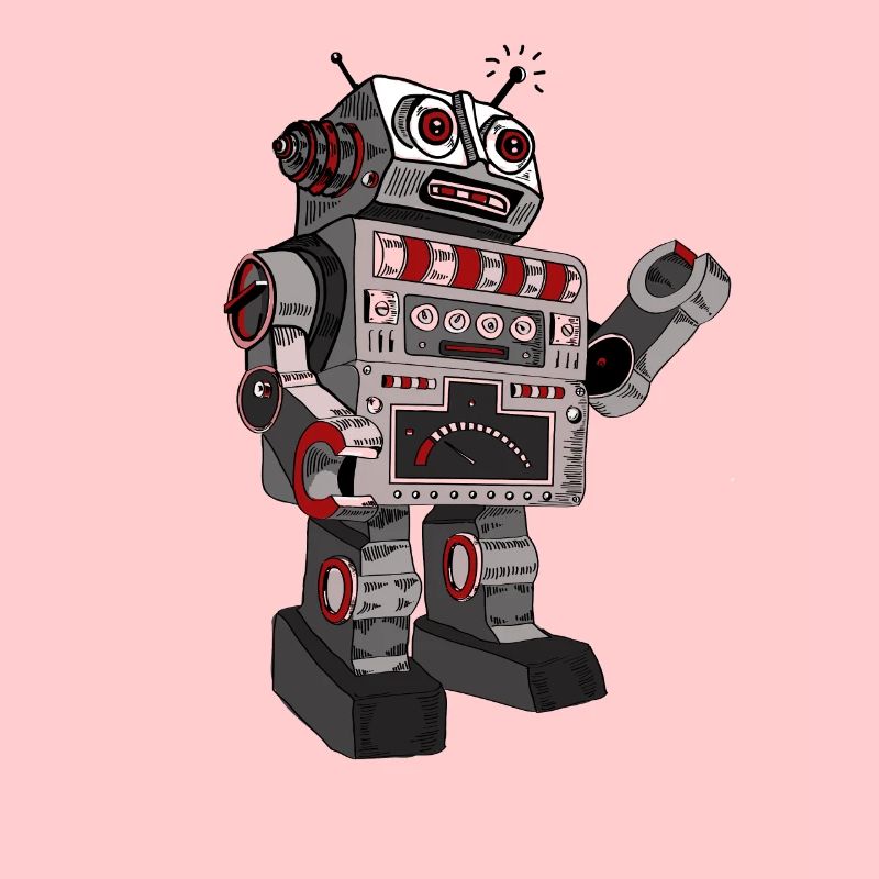 robot robby mr. robot scifi android toy retro pc