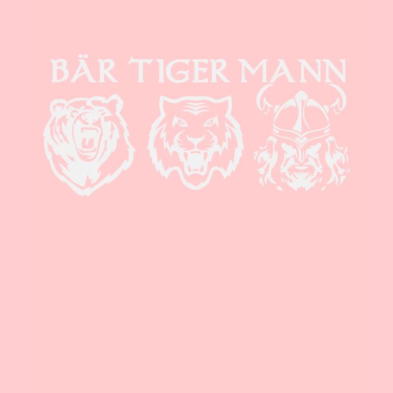 Bär Tiger Mann Bart Bartträger Spruch Geschenk