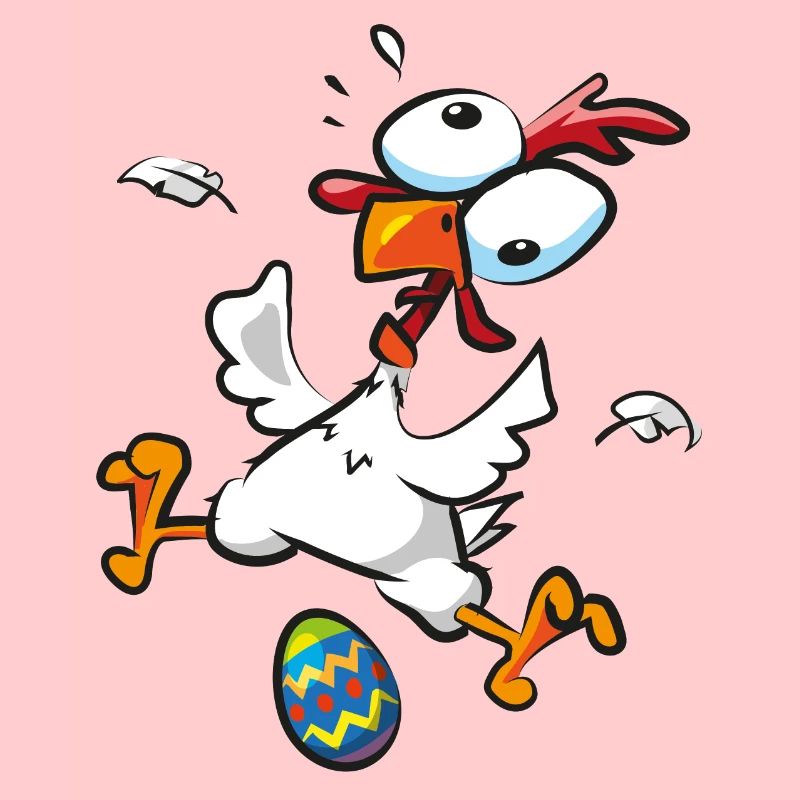 Easter Crazy Chicken Easter Egg Chickens