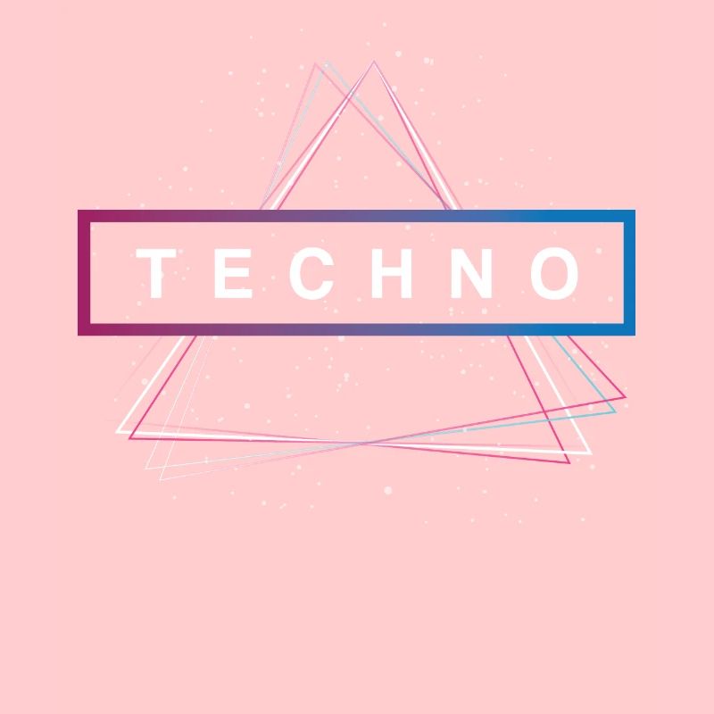 Techno triangle rave