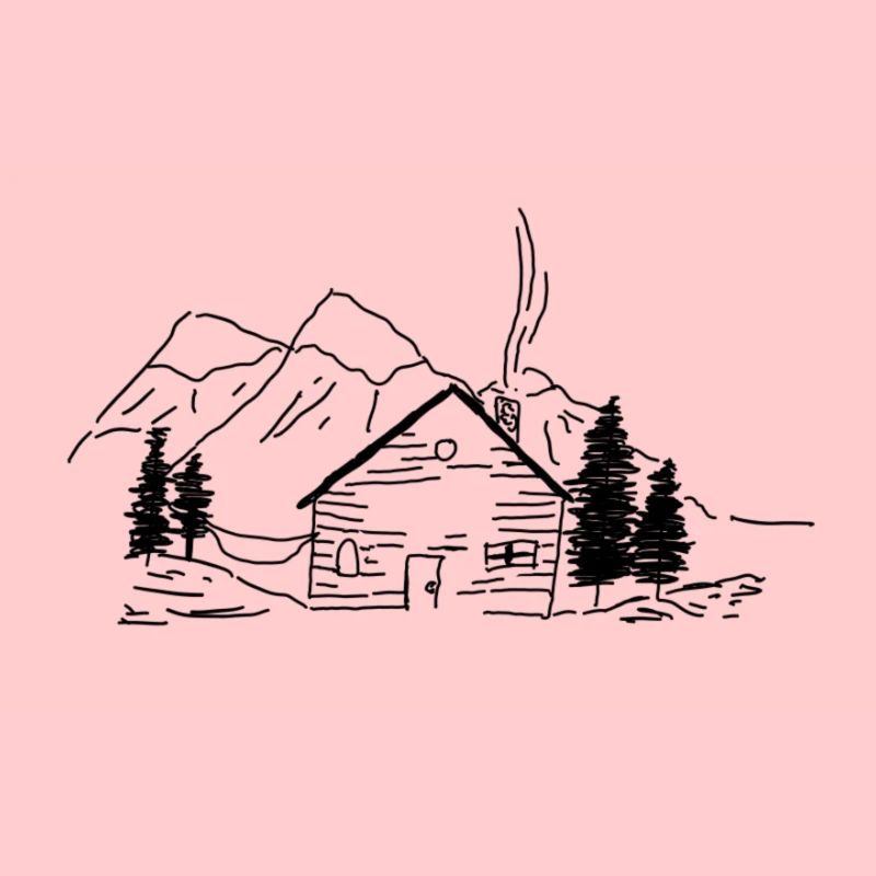 haus berge cabin Geschenkidee mountains