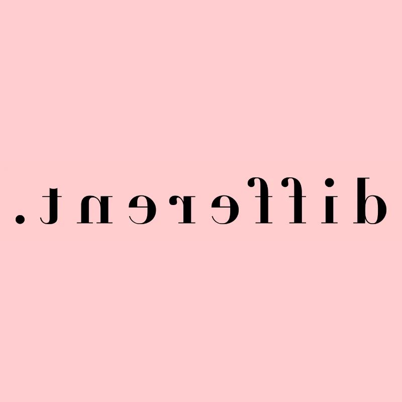different mirror font