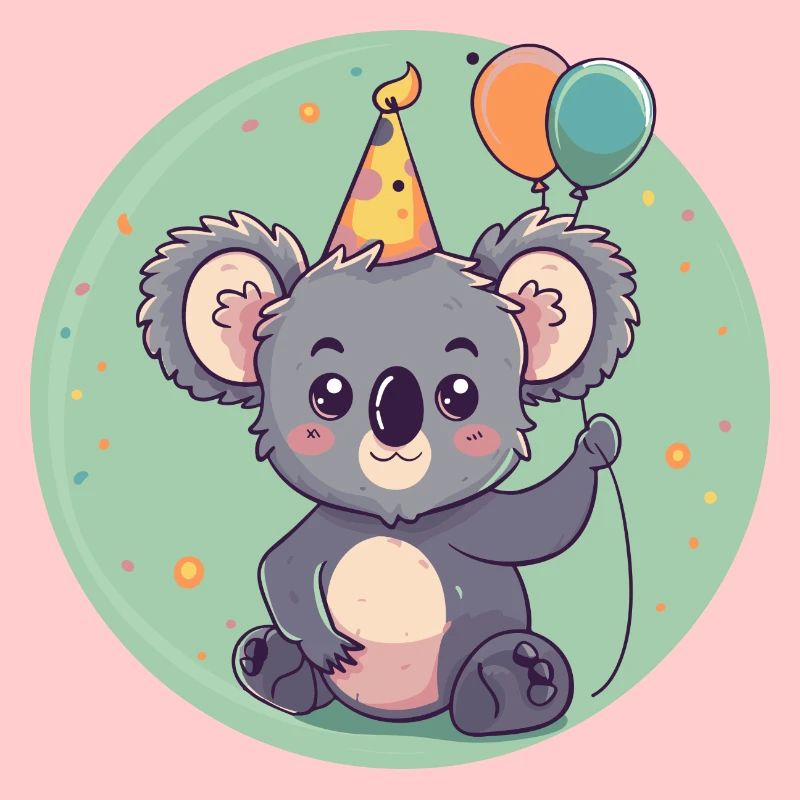 Koala Geburtstag Comic