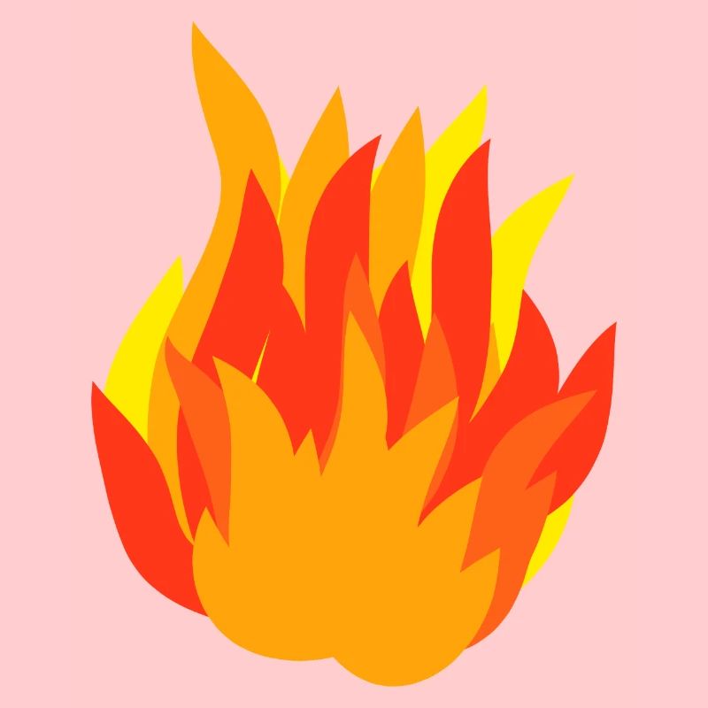 Fire Flame of a Campfire, Gift Idea