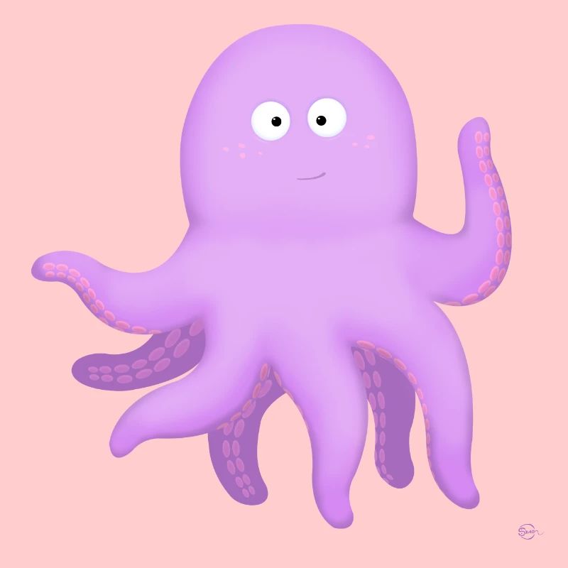 Pink octopus