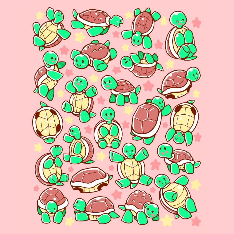 Adorable All over Turtle Tortoise Pattern
