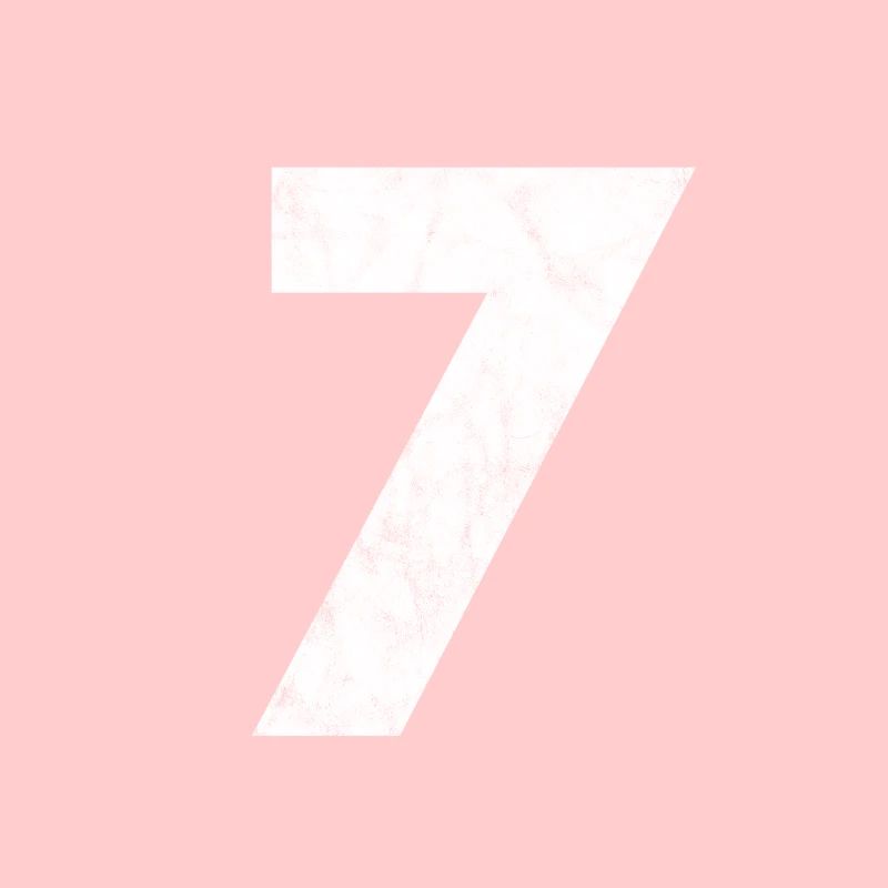 Numéro 7, numéro 7, 7, sept, numéro sept, sept,
