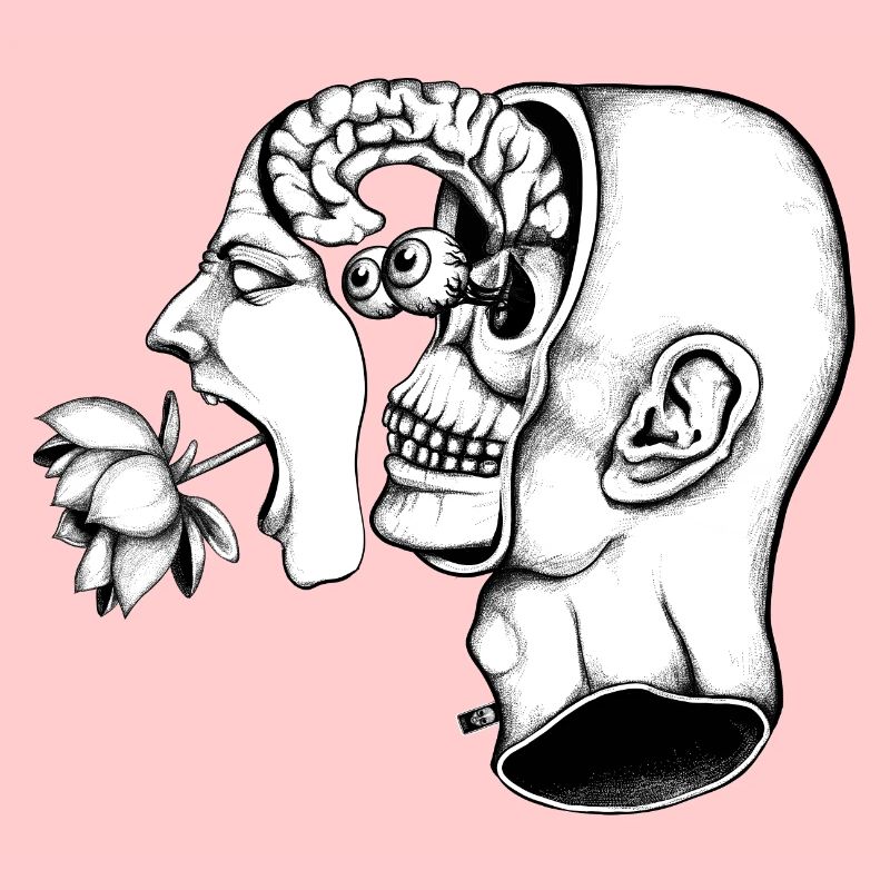 Split Screaming Head