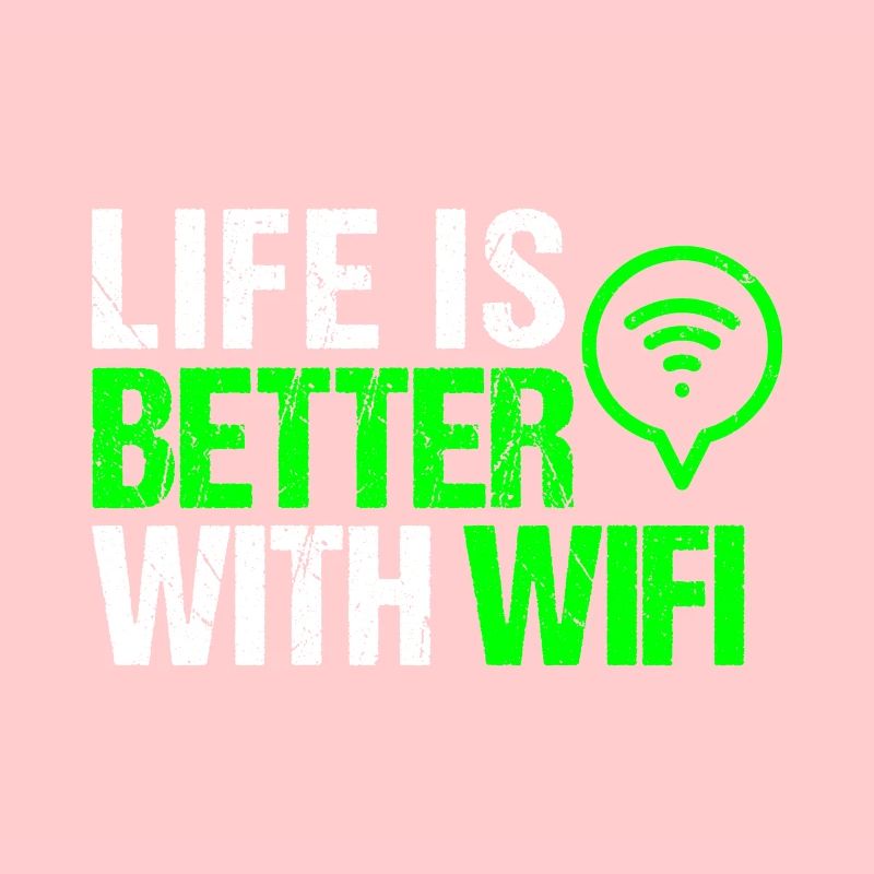 Wlan Wifi Informatiker Programmierer Geek Geschenk