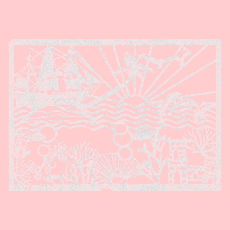 Meer Ocean Atlansis Scherenschnitt