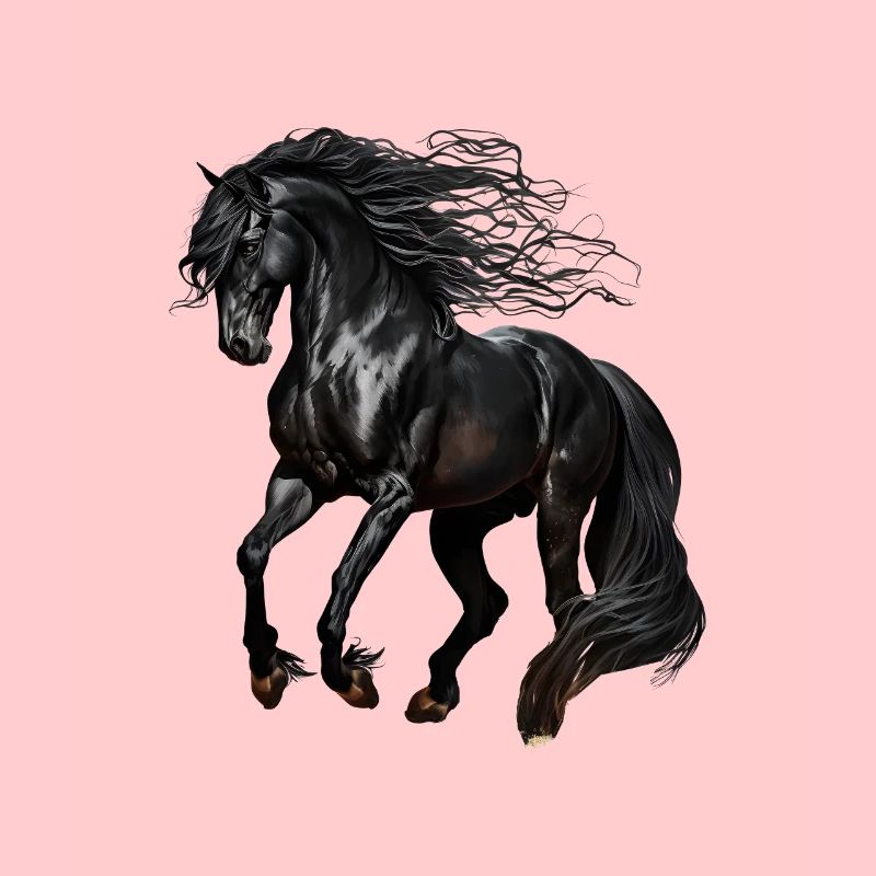 Beau design de cheval pour les filles