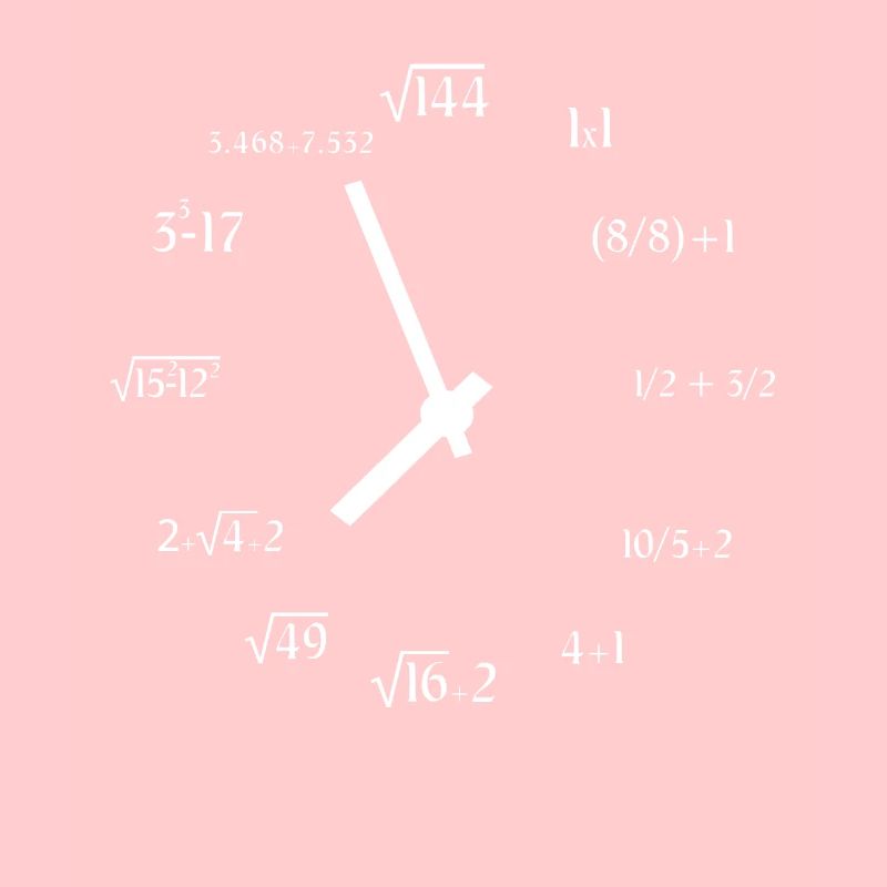 Math Meme Math Equation Joke Math Clock