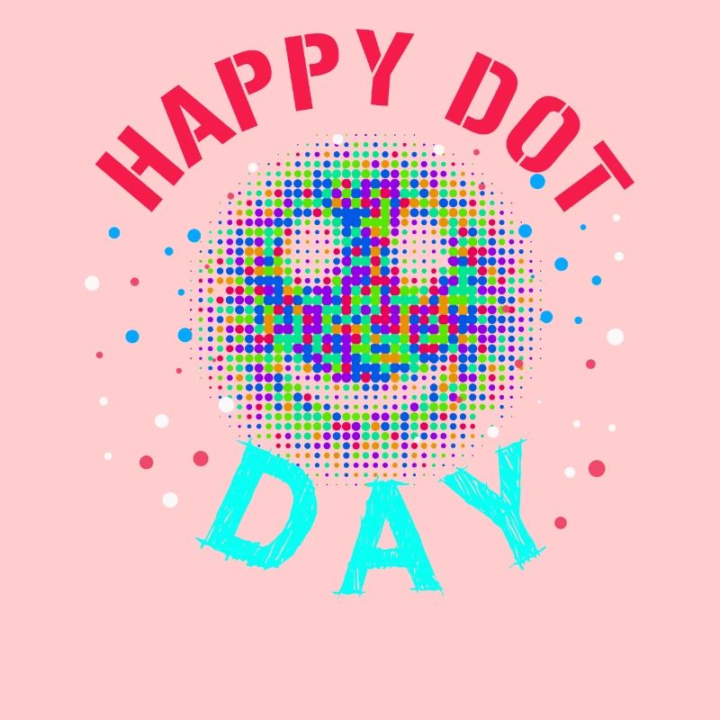 Dot Pattern Colorful Smile Happy Dot Day