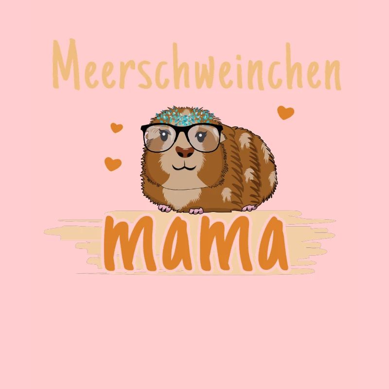 Guinea pig mom with heart